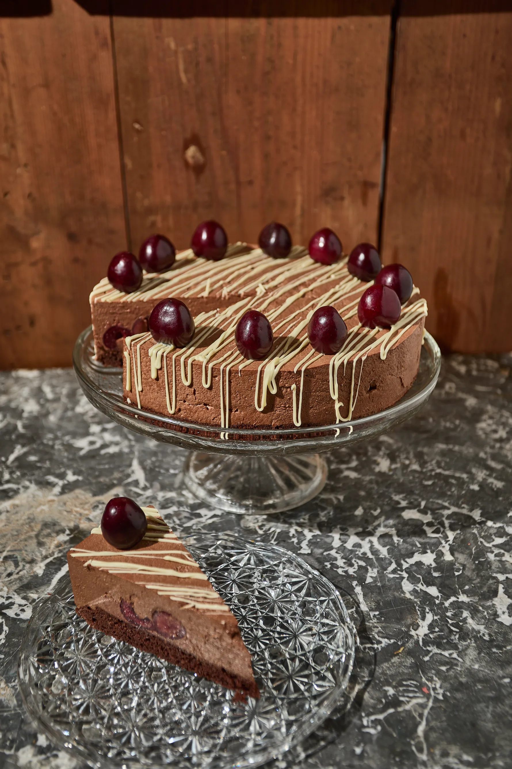 Csokis cseresznyés torta 2